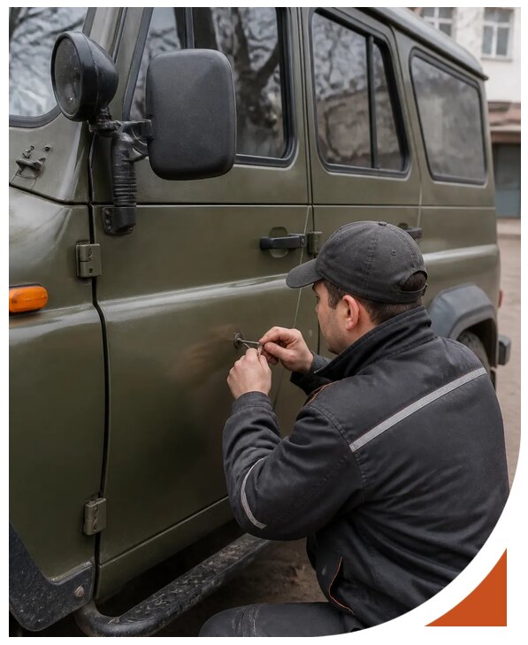 Профессиональное вскрытие автомобиля УАЗ без повреждений в Рузаевке